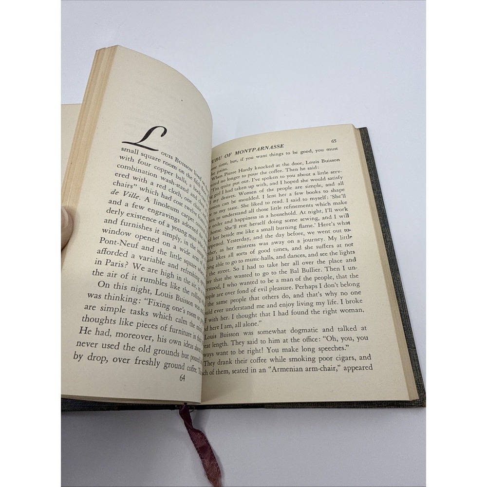 Vtg Bubu of Montparnasse By Charles-Louis Philippe 1951 Shakespeare House Marker - Picture 10 of 12